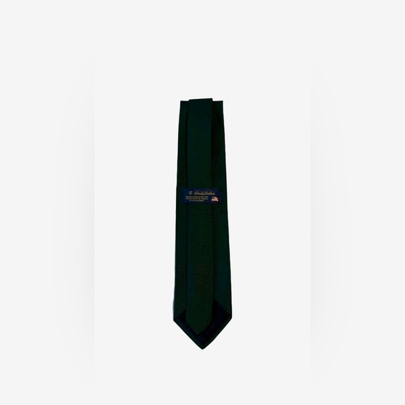 BROOKS BROTHER Silk Green Tie BRAND NEW - Picture 6 of 7